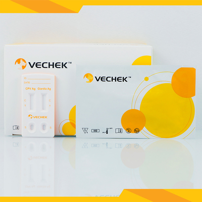 Van het Antigeencombo van CPV+Giardialamblia van de de Testcassette Snelle van de de Hondtest Uitrustingen 120 μL