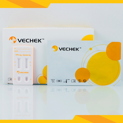Van de Testfaecaliën van FPV+Giardialamblia Snelle van de de Hondtest de Uitrustingen Chromatografische Immunoassay