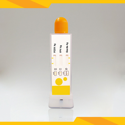 De testkit voor kattenfecale antigenen voor FCoV+FPV+Giardia Lamblia is schoon en vrij van verontreiniging.